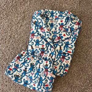 Roller Rabbit Dallas Monkey Polo Pajama Set